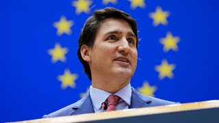 Trudeau condemns authoritarianism in address to Europe's leaders | "We cannot let Ukraine down"