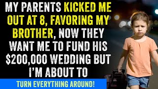 My Parents Kicked Me Out at 8, Favored My Brother, Now They Want My Help for His $200K Wedding!...