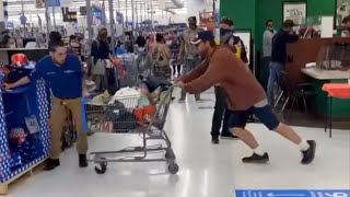 CAUGHT ON CAMERA: Walmart dust-up leads to knockout at the checkout