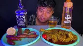 Alcohol Mukbang || Jack Daniels ||@ZiruThangjalamNorthEastMUKBANG