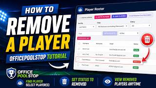Remove a Player from Your Pool | OfficePoolStop Tutorial