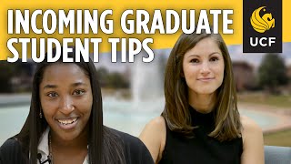2016 Graduate Orientation: Incoming Graduate Student Tips