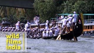 Champakulam snake boat race in the Allepey district of Kerala