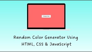 Random Color Generator Using HTML, CSS & JavaScript | Full Tutorial + Code Explanation 🎨💻