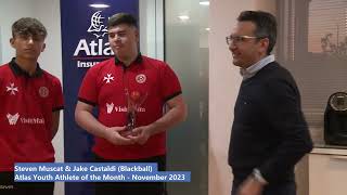 Atlas Youth Athlete of the Month Award - November 2023 - Steven Muscat \u0026 Jake Castaldi (Blackball)