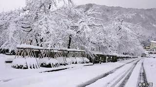 雪の公園　南魚沼市/新潟県　Dec. 19th, 2021