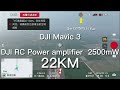 DJI  Signal enhancement RC Power amplifier  2500mW 44KM testing