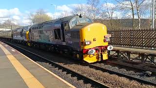 DRS 37218 + 37425 Sir Robert McAlpine/Concrete Bob at Deighton (12.03.2022)