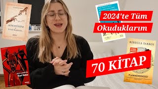 2024'te OKUDUĞUM TÜM KİTAPLAR 📚 (Favorilerim listesi 49:30'da)