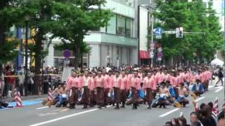 関学よさこい連 炎流　～2011YOSAKOIソーラン祭り(一番街　三越前)