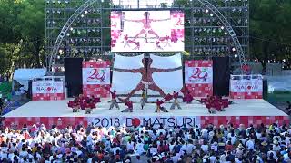 傾起　本祭二日目　にっぽんど真ん中祭り2018　japanese festival yosakoi in nagoya