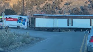 Uhaul Attempts to Pull House Trailer, Fails || ViralHog