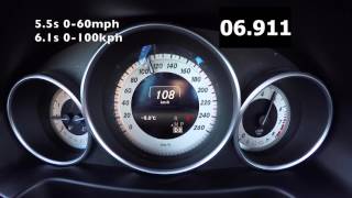 2016 Mercedes Benz E400 4matic 329hp/354ft-lbs tq Acceleration