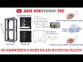 Hikvision IP intercom with card reader - DS-KD8003IME1 with DS-KD-M