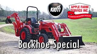 Kioti CK2610 Backhoe Special