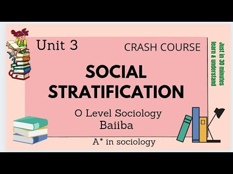 Social Stratification| O' Level Sociology Crash Course | #sociology ...