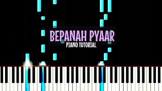 Bepanah Pyaar | Piano Tutorial | Yasser Desai | Payal Dev | Synthesia | Pragya