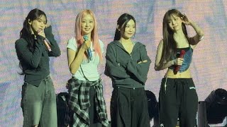 AESPA - SOUND CHECK (FLIGHTS, NOT FEELING, WHIPLASH, JUST ANOTHER GIRL) - Oakland (fancam)