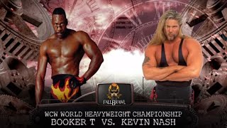 WCW Fall Brawl 2000 (Match 10) Booker T vs Kevin Nash