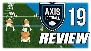 Axis Football 19 Review