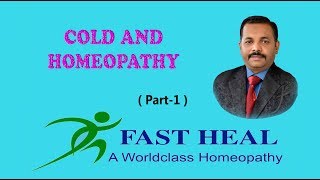 Cold \u0026 Homeopathy Part 1