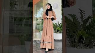 Ide Warna Jilbab Untuk Gamis Coklat