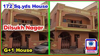 172 Sq.yds House For Sale in Hyderabad || Dilsukh Nagar || G+1 House || Padmasree Properties