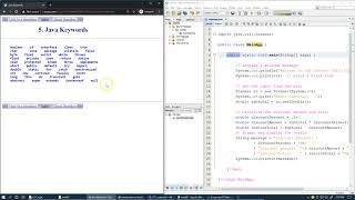 2.3 Java keywords and identifiers