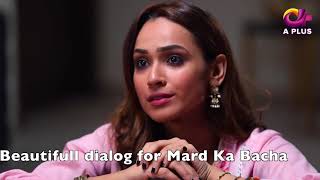 Laal Ishq - Episode 14 | Aplus ᴴᴰ Dramas | Beautifull dialog for Mard Ka Bacha