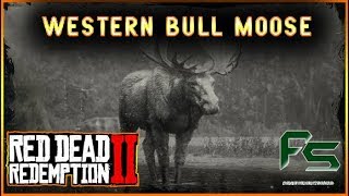 Red Dead Redemption 2 - Western Bull Moose Location - Roanoke Valley / Bandywine Drop