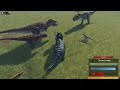 surviving as herbivores and carnotaurus fallen ashes