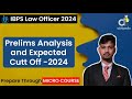 IBPS SO Law Exam 2024 | Prelims Exam Analysis and Expected cut off | Micro course | by abhipedia