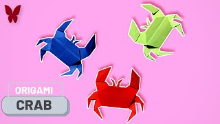 How to make ORIGAMI CRAB | Origami Animals | PAPER CRAFTS