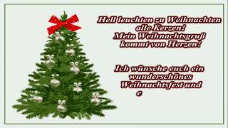 Digitale Weihnachtskarte zum Versenden