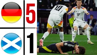 Germany vs Scotland (5-1) HIGHLIGHTS EURO 2024 | Deutschland 5-1 Schottland EURO