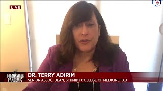 Dr. Terry Adirim talks about search for personal protective equipment