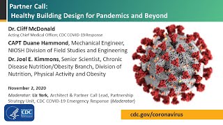 Partner Update Call: Healthy Building Design for Pandemics and Beyond