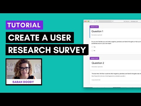 Step-by-step guide to creating an effective user research survey | Sarah Doody, UX Designer