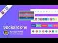 How to Setup Social icons Listing icons widget in The Plus Addons for Elementor?