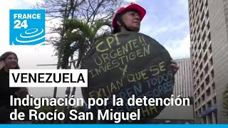 Indignación tras captura de la defensora de derechos humanos Rocío San Miguel en Venezuela