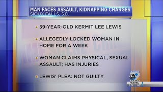 South Dakota man faces assault and kidnapping charges