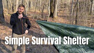 Building Your First Survival Shelter (Wilderness Self-Reliance)