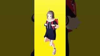 【Vtuber MMD】強風オールバック歌って踊って？みた【#新人vtuber】#歌ってみた  #vtuber #mmd #shorts #チャンネル登録お願いします #バズれ #強風オールバック