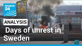 Sweden: 26 arrested after violent protests • FRANCE 24 English