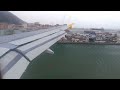 bad weather landing in gibraltar 20 02 17 monarch zb68 ltn gib