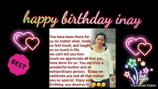 Happy birthday inay #momsong #RiveraTV #inay #love #ph #KL #hk #UAE #lifeawayfromhome