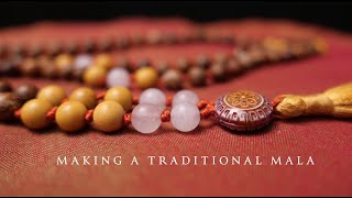 Making a Traditional 108 Bead Mala Necklace