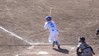 ルーキー村松開人 タイムリーヒット 打撃アピール成功 2023/02/23