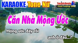 Karaoke Căn Nhà Mộng Ước   Nhạc Sống Tùng Bách