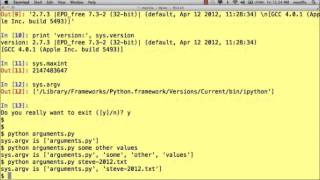 Software Carpentry September 2012 (4.6) Programming in Python